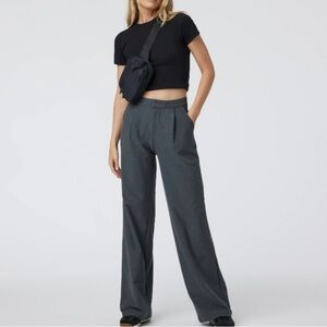 Vuori Elevation Trouser, Wide-Leg, Short, Dark Pewter Heather, Small